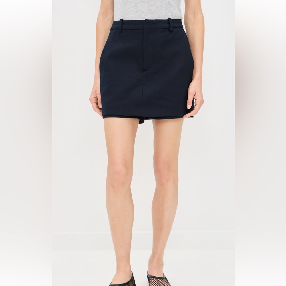 Vince mid rise tailored skort